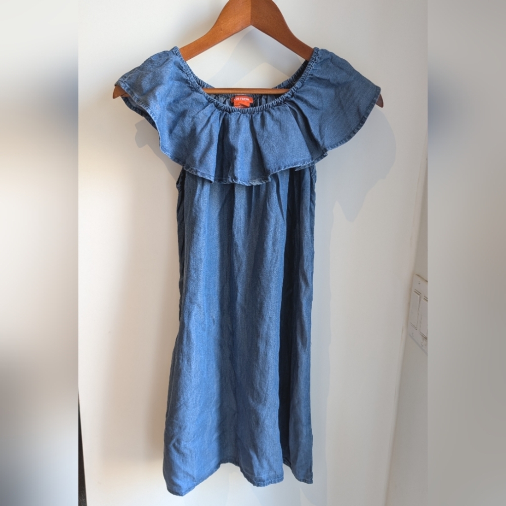 Girls Joe Fresh lightweight demin dress size 10-12